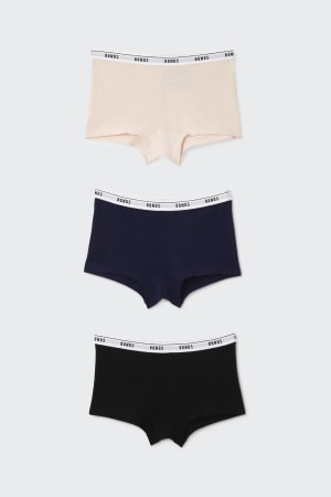 Girls Hipster Shortie 3 Pack
