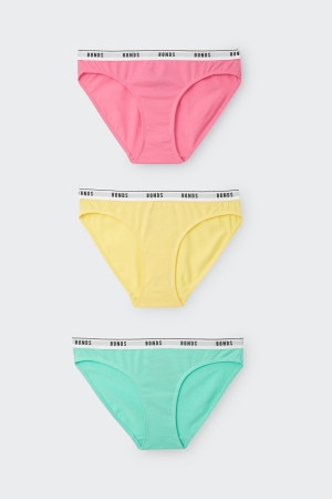 Girls Hipster Bikini 3 Pack