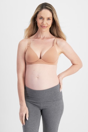 Brittany (She/Her) wears size 12B and is 173cm tall with 93cm chest and 78cm waist