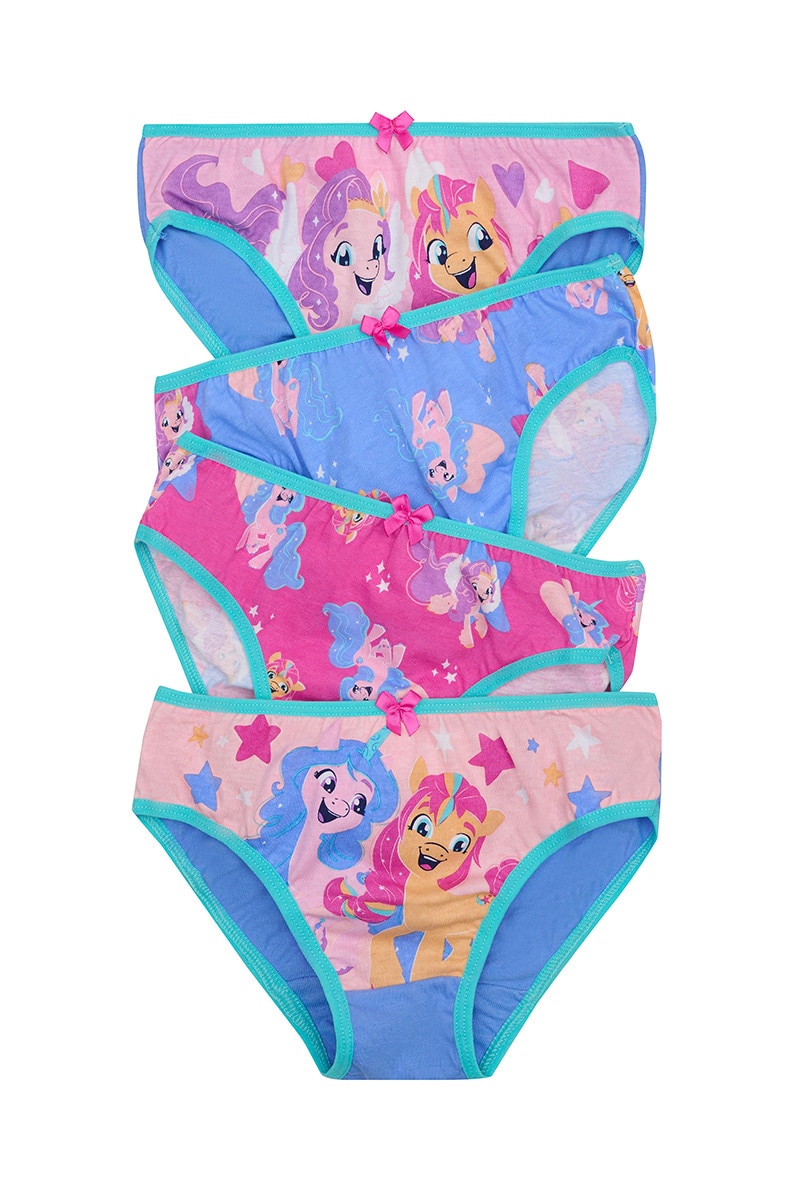 Rio Girls My Little Pony Brief 4 Pack, Girls Underwear