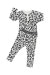 Kids Long Sleeve Waffle Sleep Set