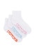 Womens Logo Cushioned Quarter Crew Socks 3 Pack