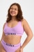 Retro Rib™ Seamless Deep V Crop