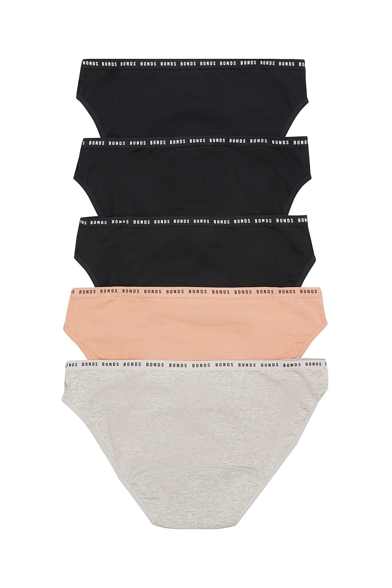 Bonds Women's Underwear Bloody Comfy Period Undies Full Brief Heavy, Black,  6 : : Clothing, Shoes & Accessories