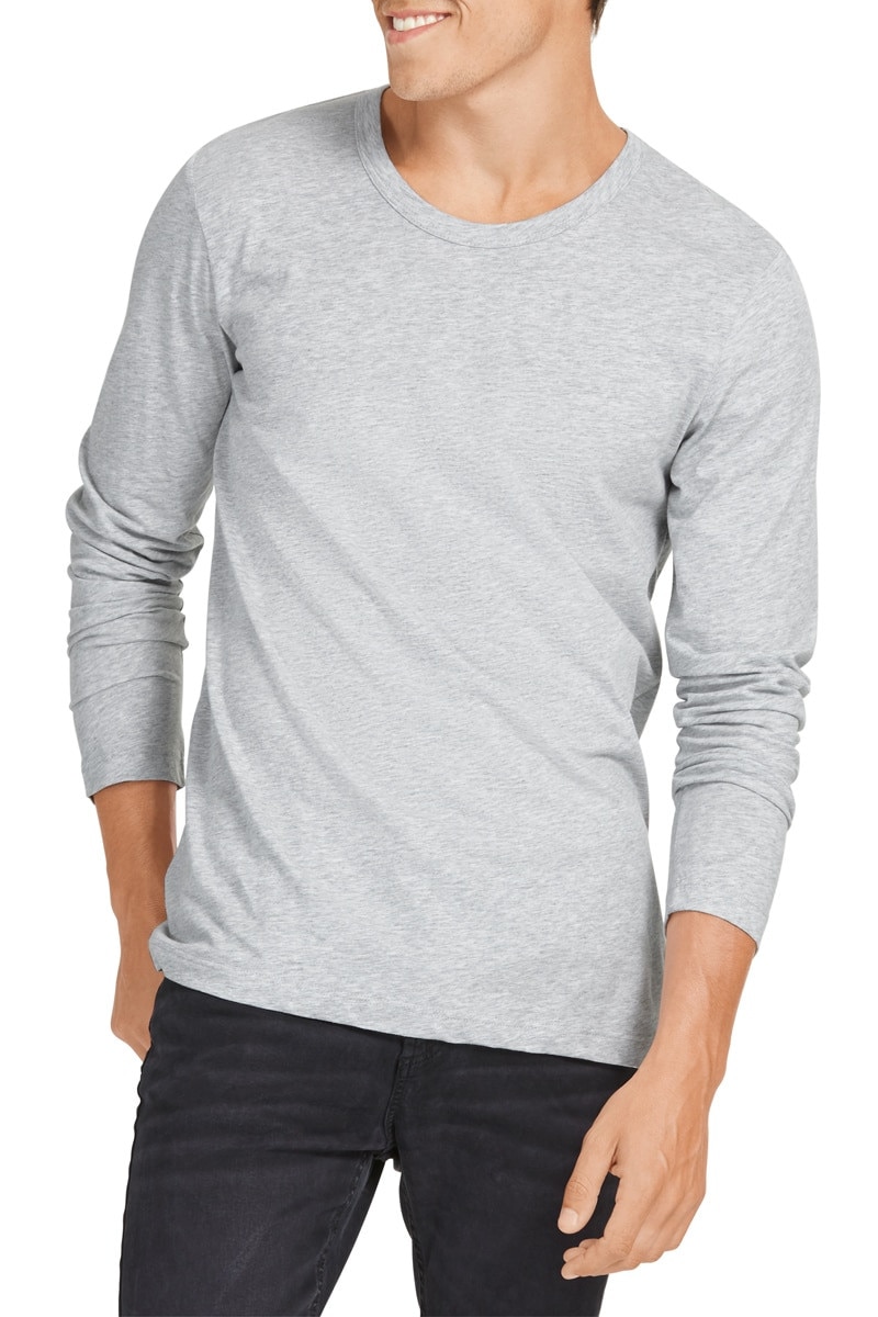 Bonds The Standard Long Sleeve Crew Mens T Shirts Ay46i