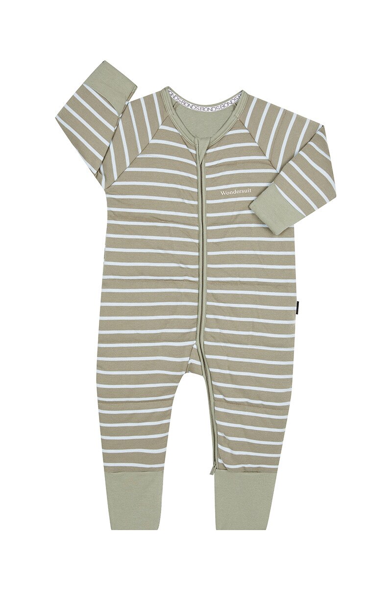 【WONDER WONDER】Fits Studded Pocket Striped Cotton Wide PT Sweatpants - Fleeced Foxfibre® - Charcoal – Wonder Looper