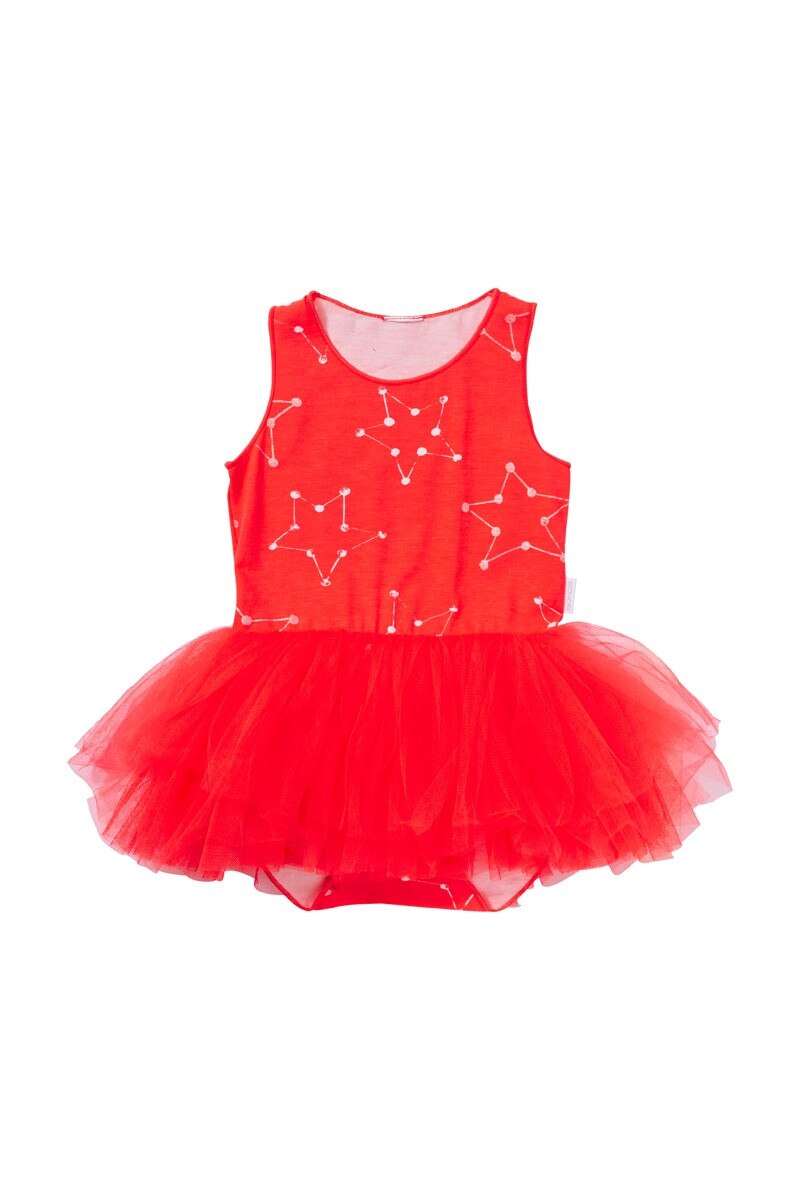 baby red tutu dress