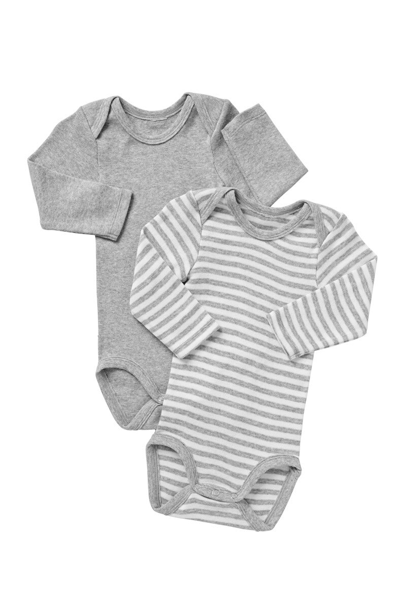 BONDS Long Sleeve Bodysuit 2 Pack 