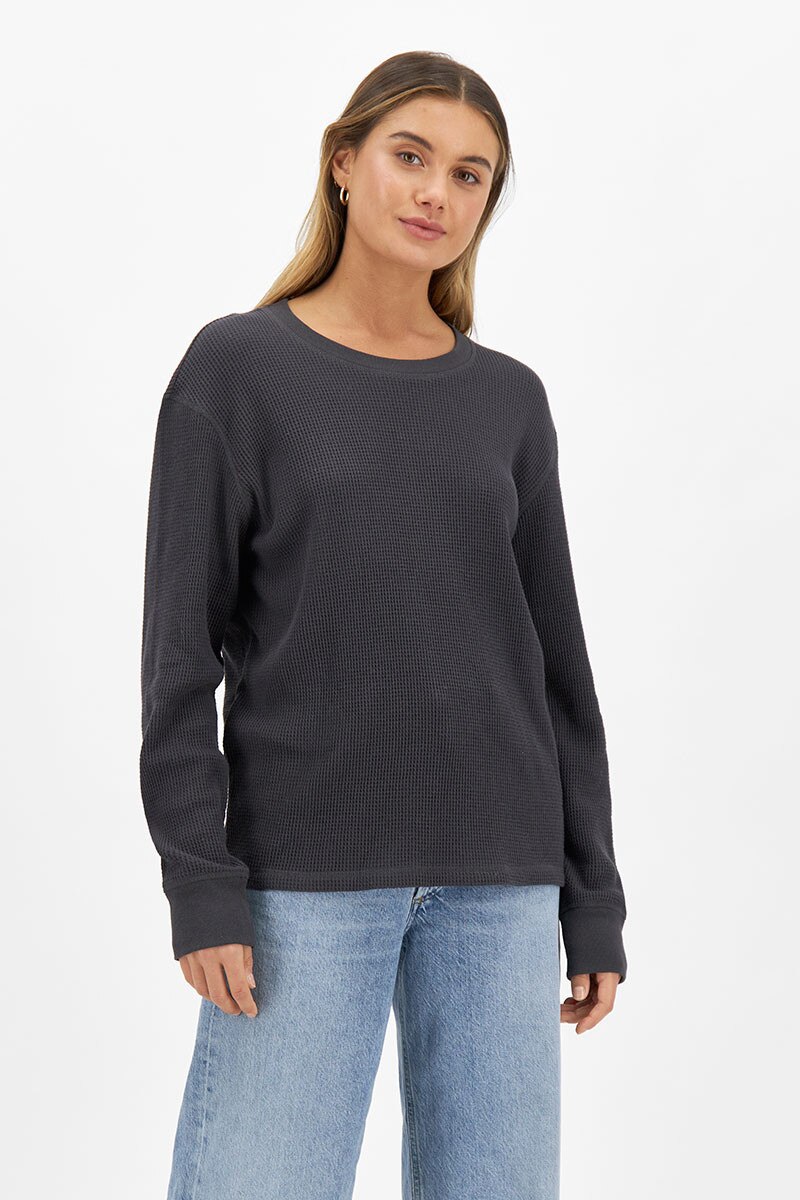 BONDS Waffle Long Sleeve Tee | CTFRI | La Femme Nikita