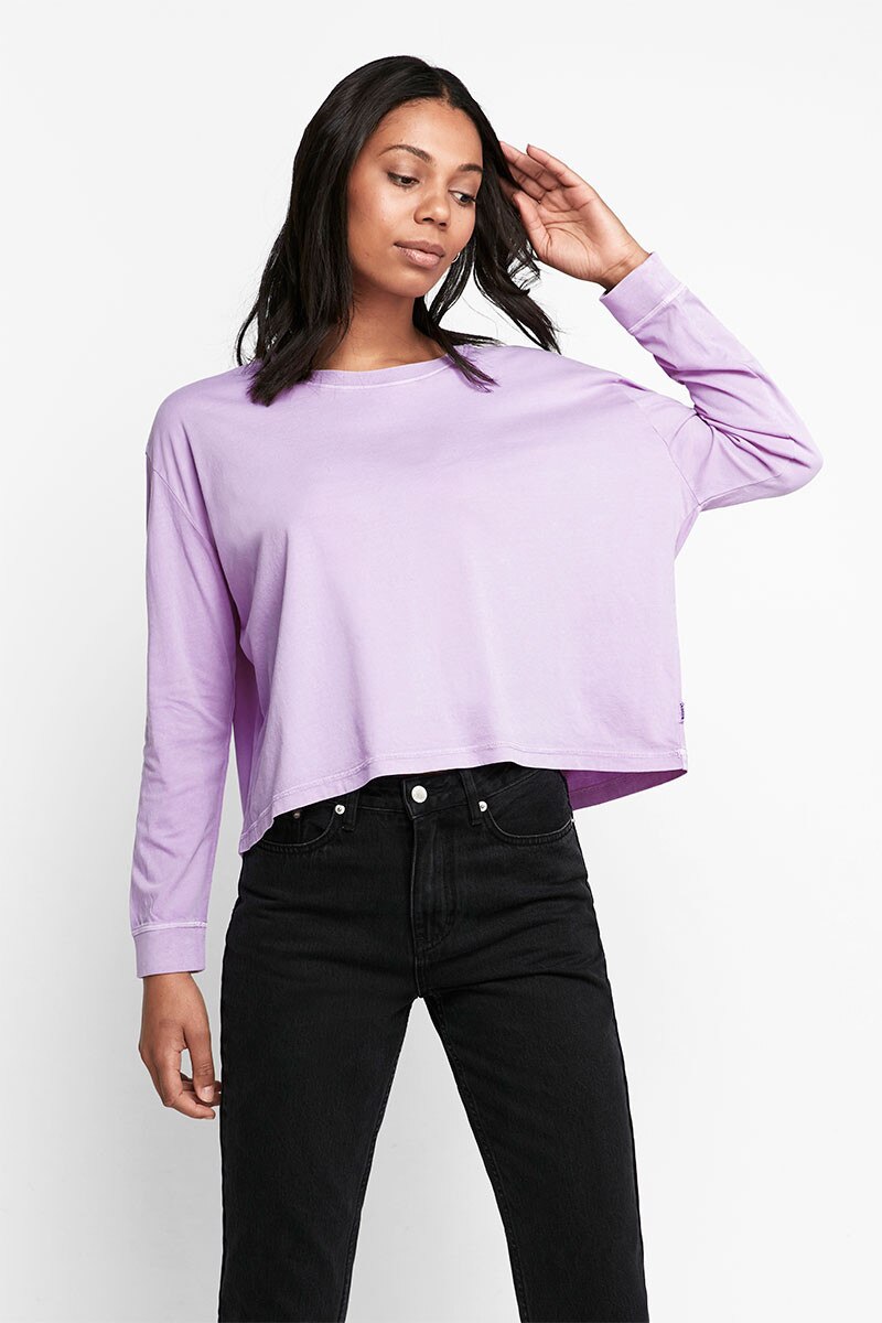 Long sleeve boxy tee Clearance