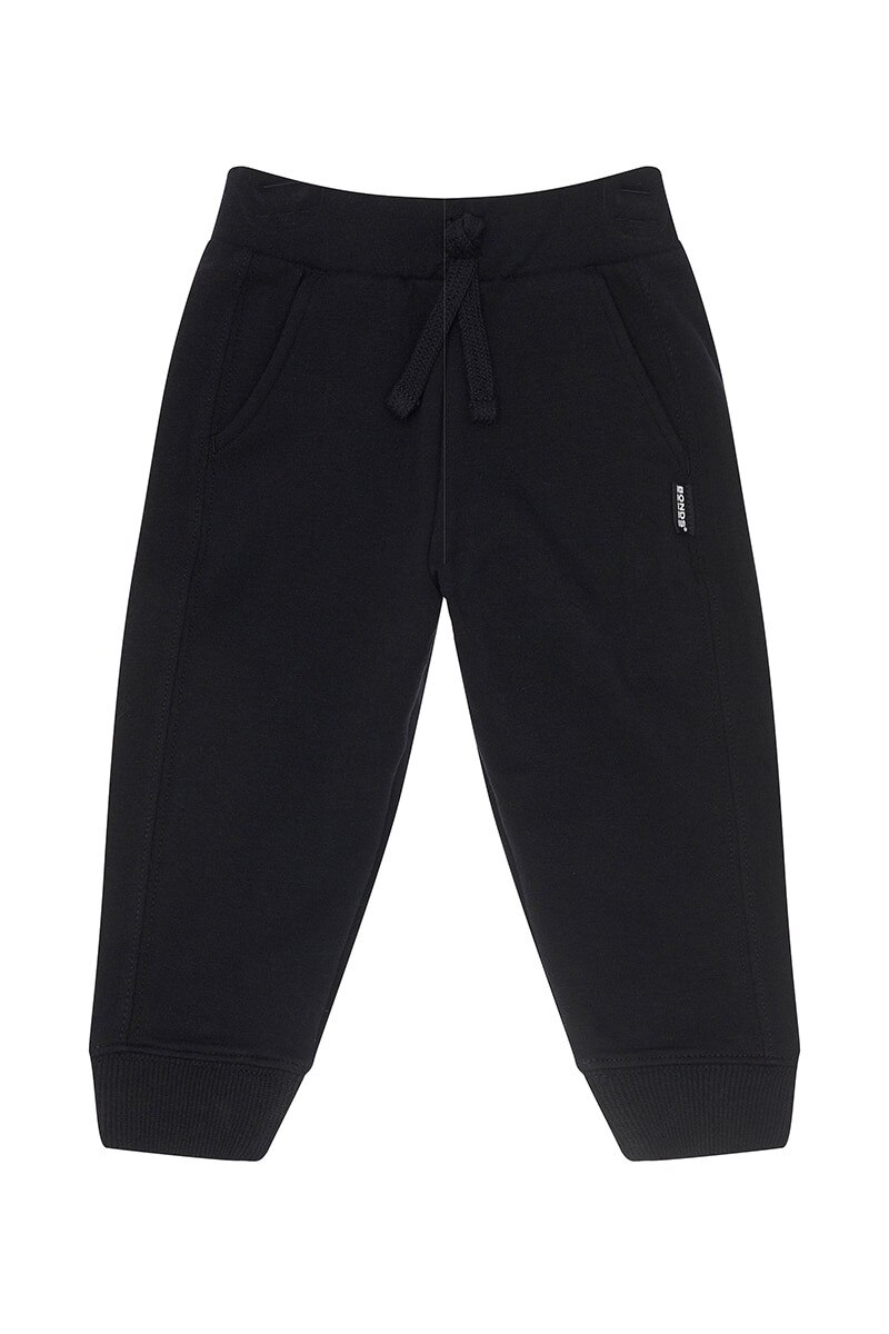 black trackie shorts