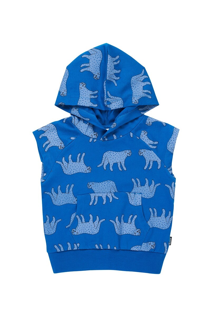 BONDS Sleeveless Hoodie | KXAPK | Nikita Cheetah Blue Tang BONDS Sleeveless Hoodie | KXAPK | Nikita Cheetah Blue Tang