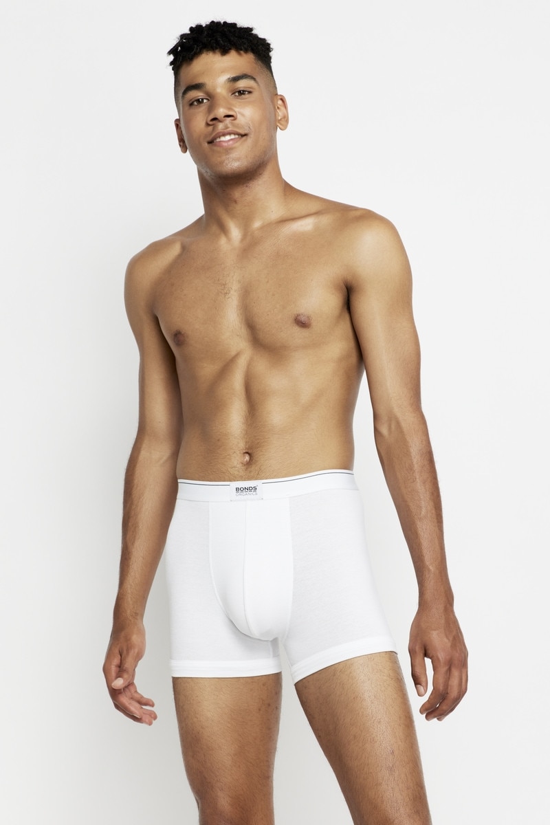 Mens white trunks on sale