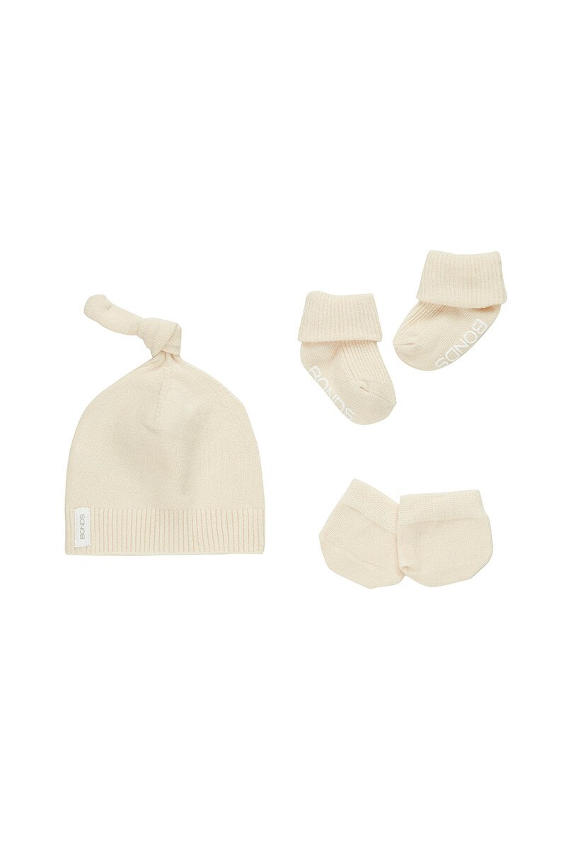 BONDS Baby Organic Beanie Set | Baby 
