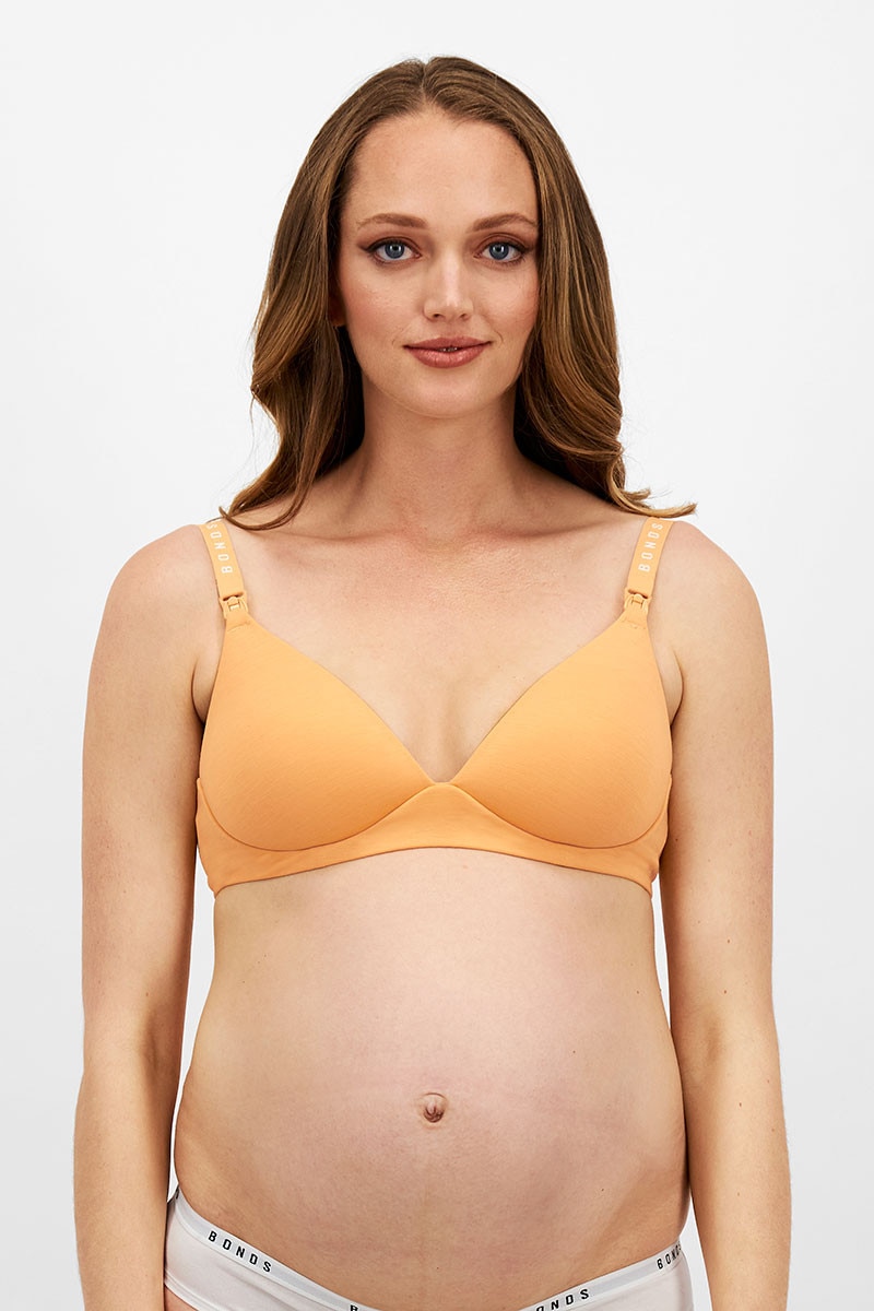 BONDS Originals Maternity Wirefree Contour Bra YXJ4Y Sunrise