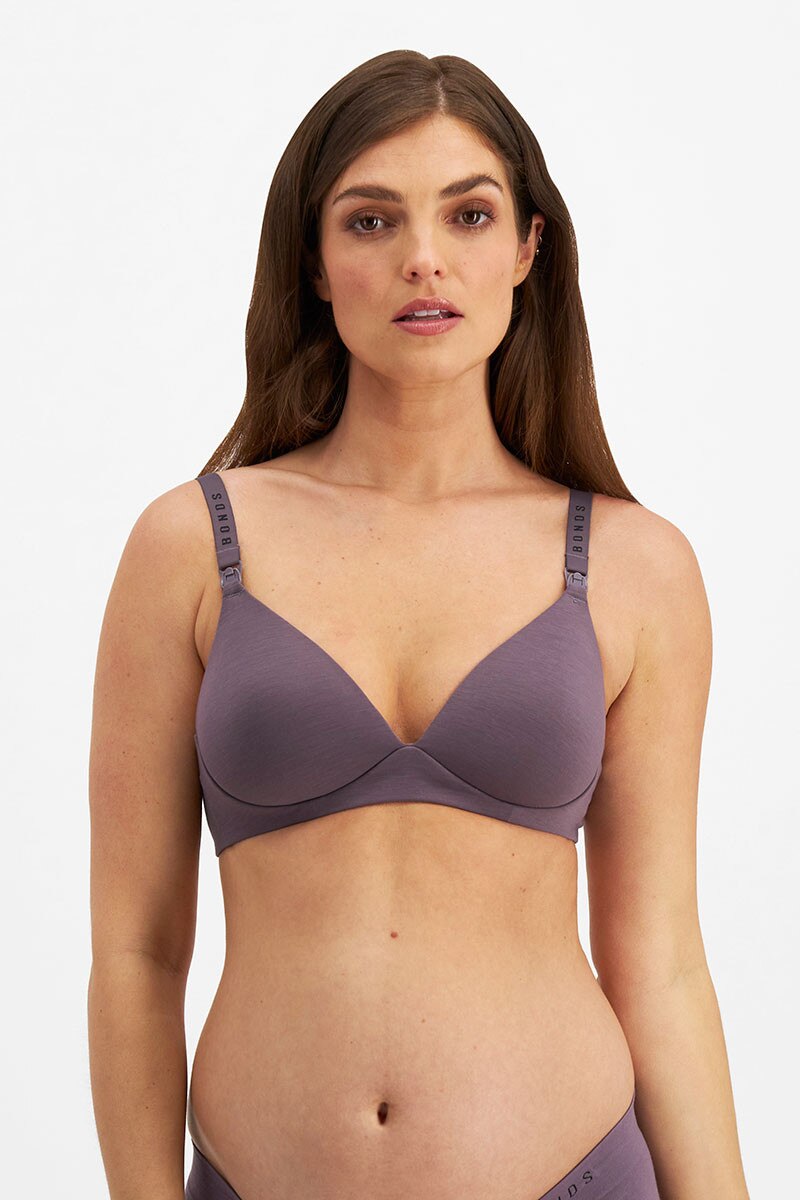 BONDS Originals Maternity Wirefree Contour Bra YXJ4Y Palladium