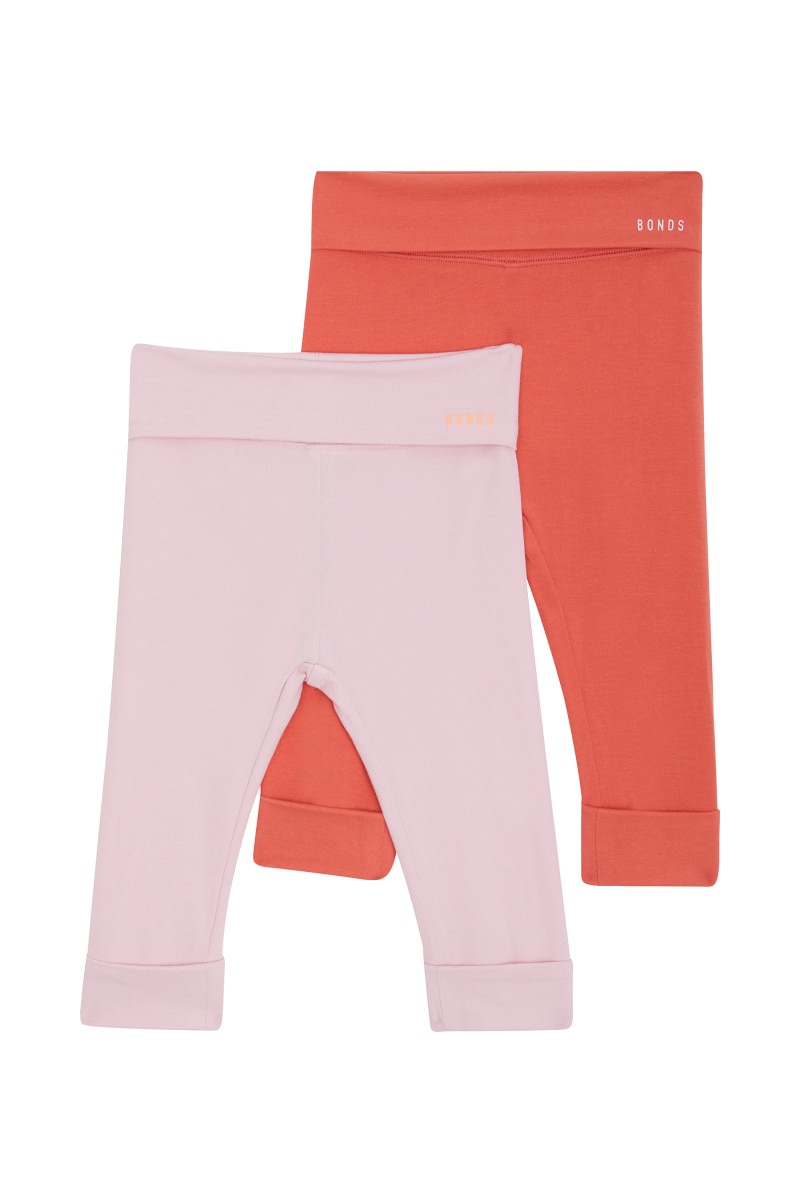 Bonds Wondergrow Legging 2 Pack | Baby Leggings | BW8QA