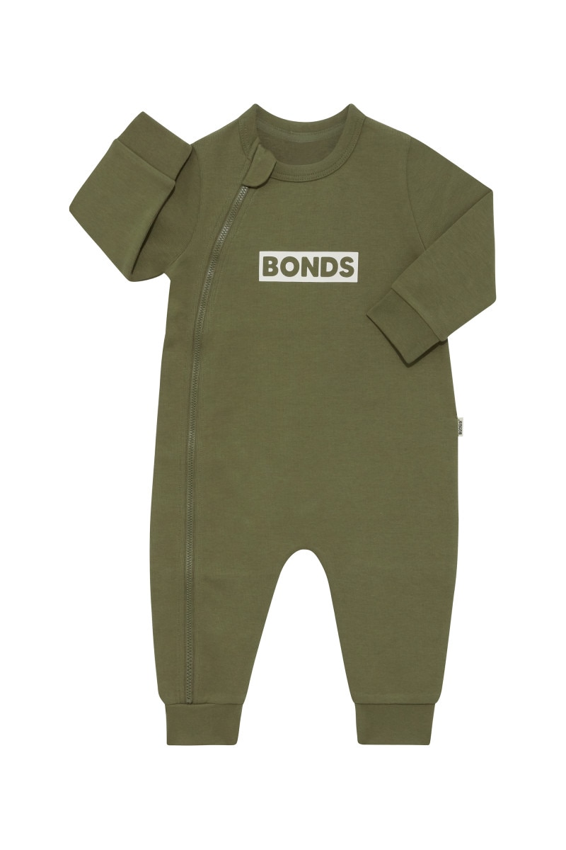 Bonds Tech Sweats Zip Wondersuit Baby BWGVA
