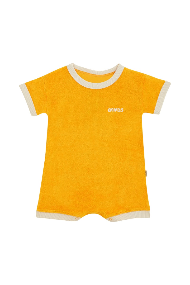 Bonds Terry Towel Tee Suit Baby Baby Bodysuit BWKKA - Main Image