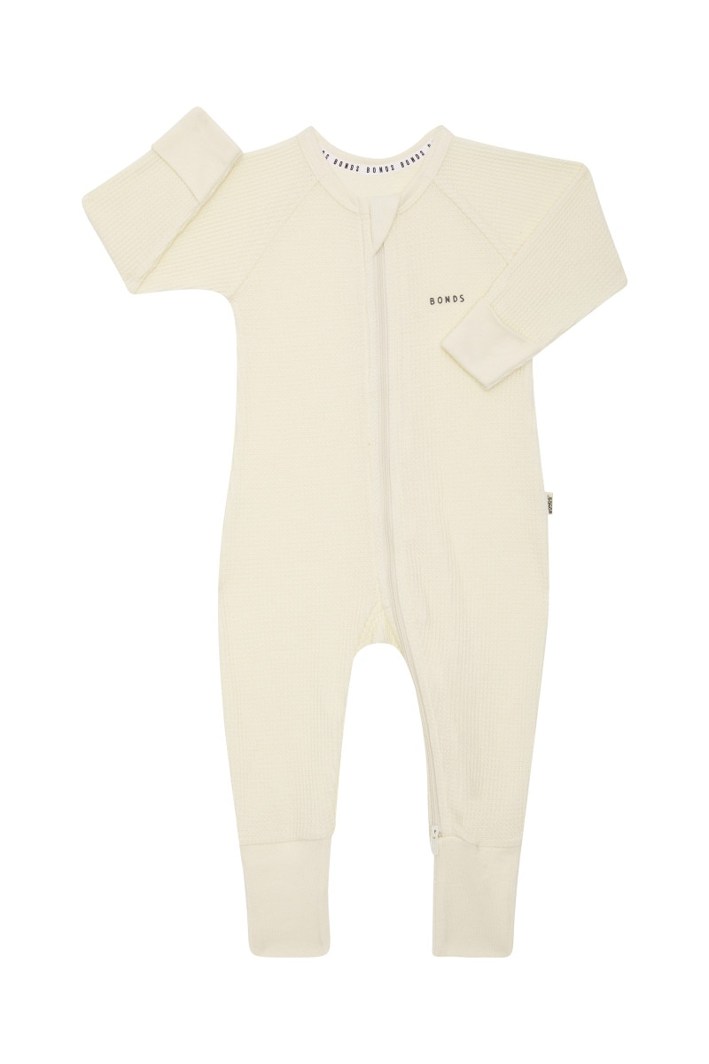 Bonds Waffle Zip Wondersuit | Baby Baby Coverall | BWYFA