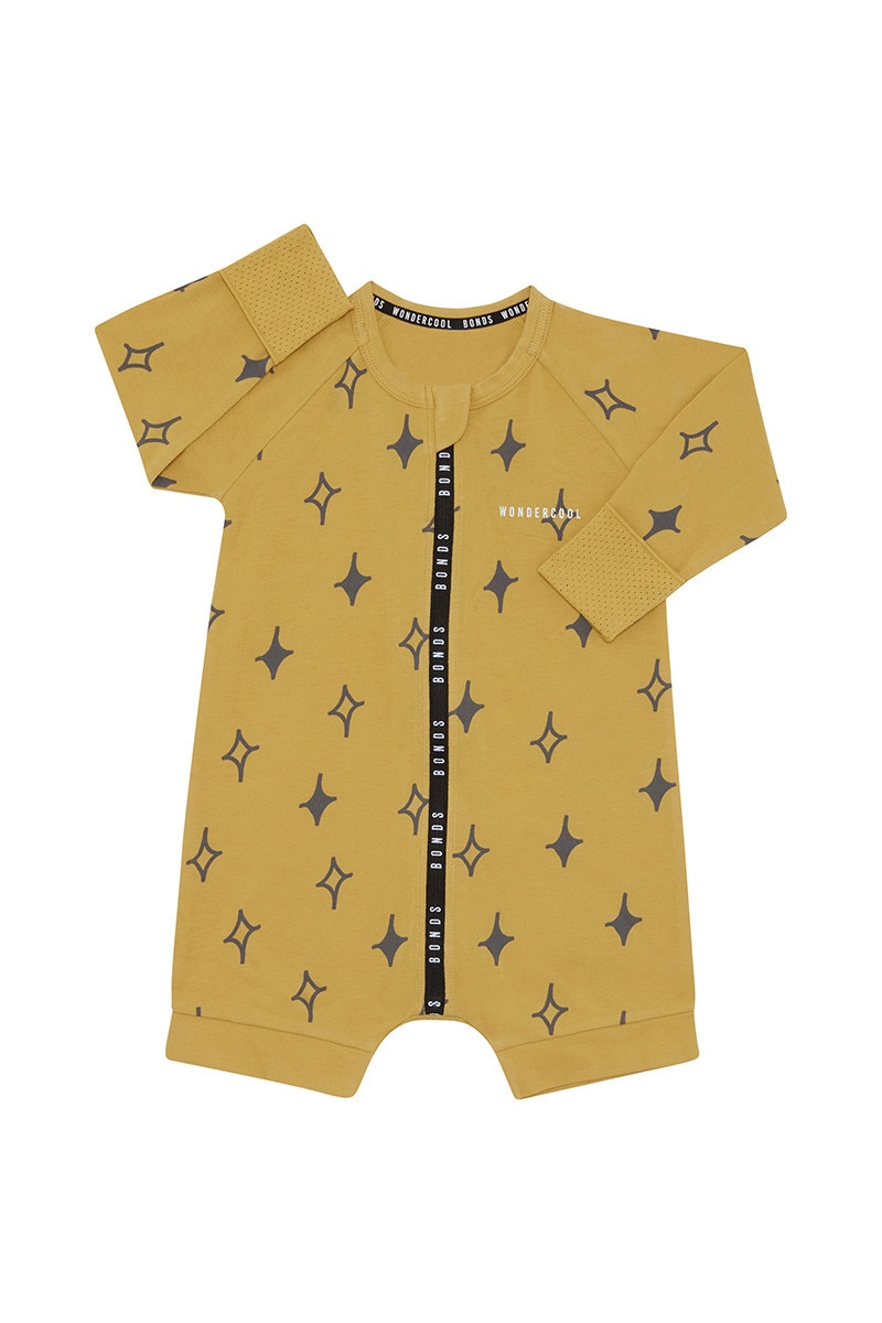 Bonds Wondercool Short Leg Wondersuit Baby Baby Coverall BX33A