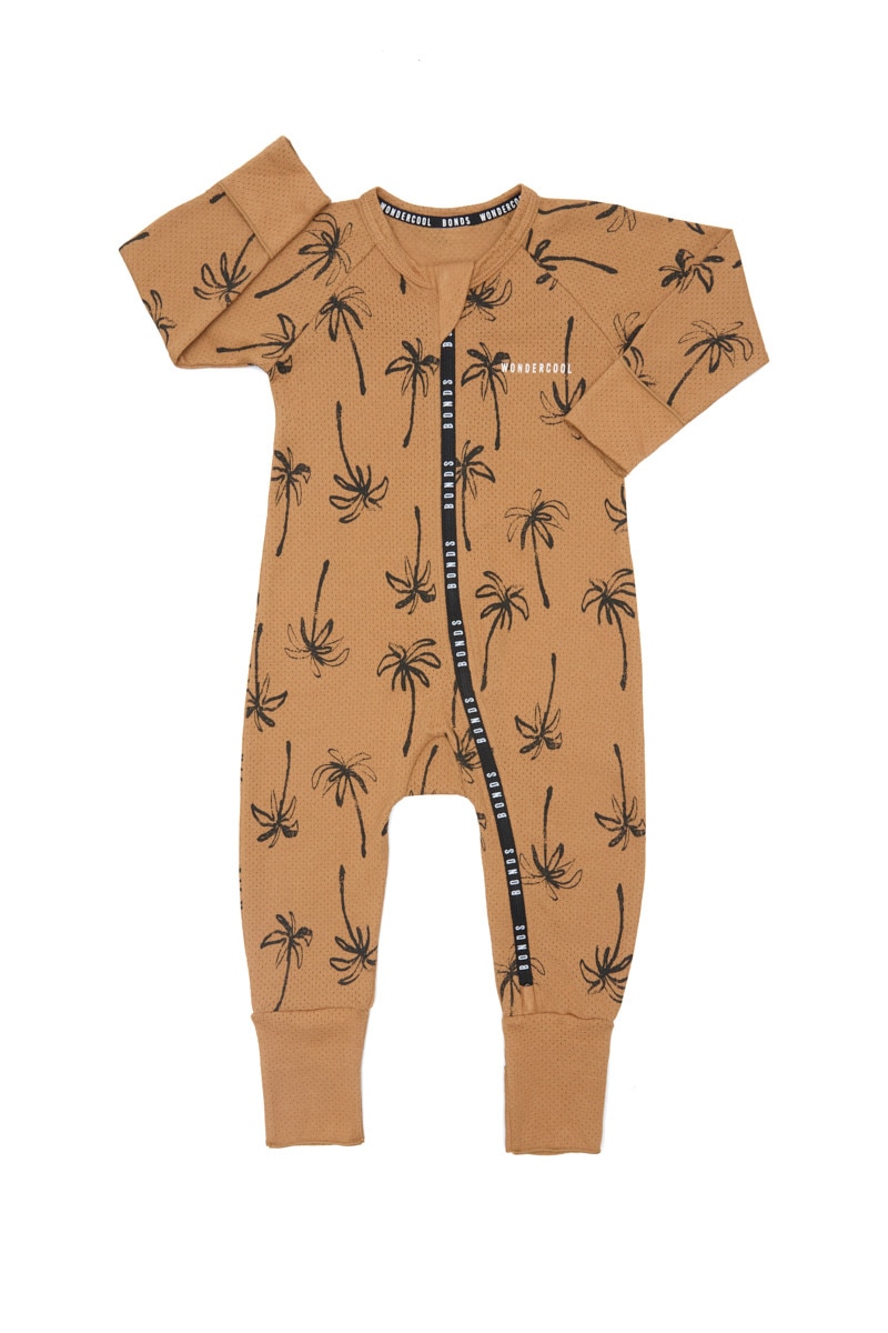 Bonds Wondercool Eyelet Zip Wondersuit | Baby Baby Coverall