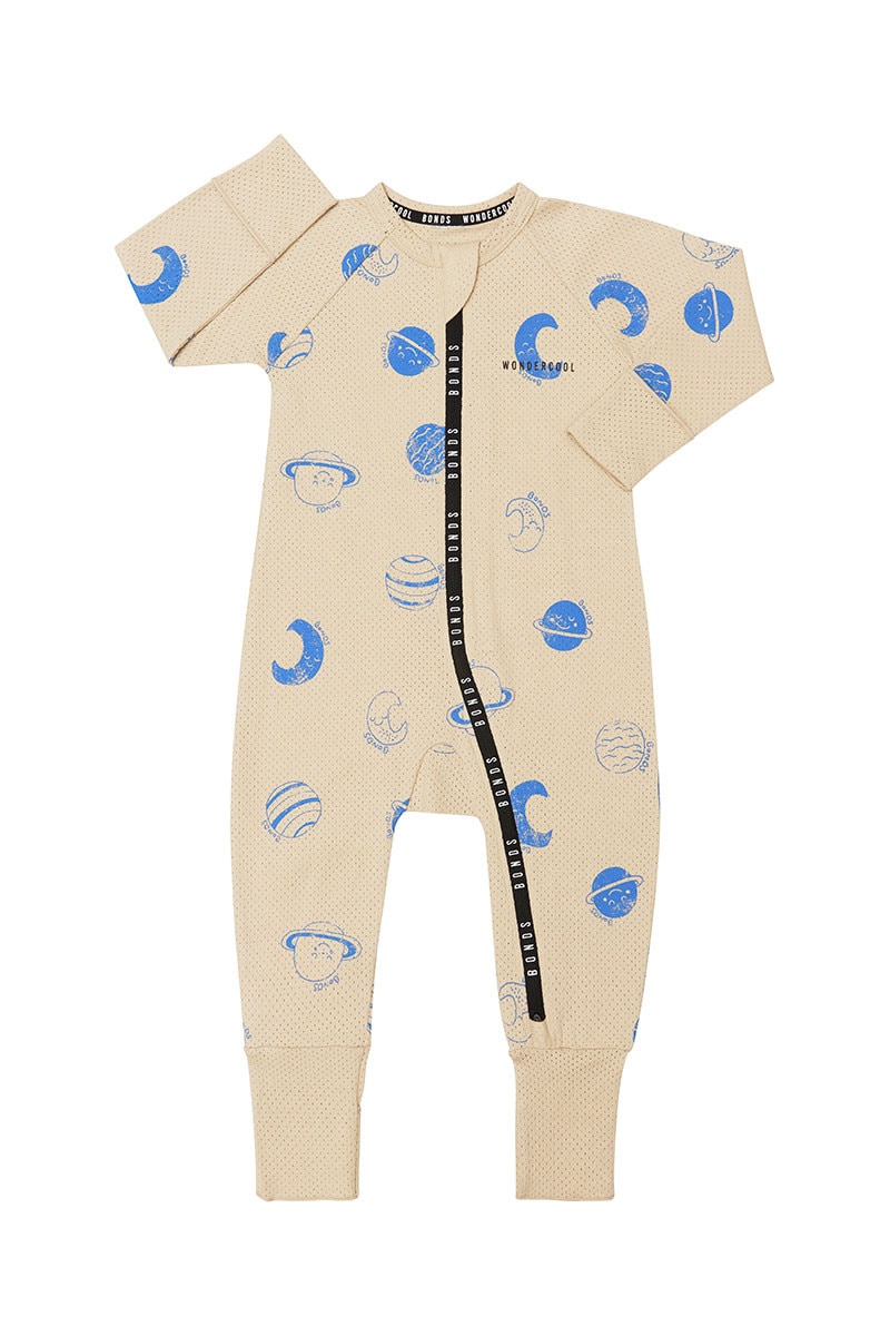 Bonds Wondercool Eyelet Zip Wondersuit | Baby Baby Coverall