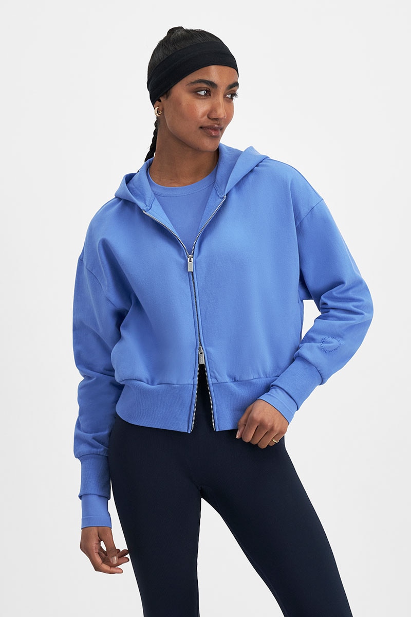 Double hoodie women's shop