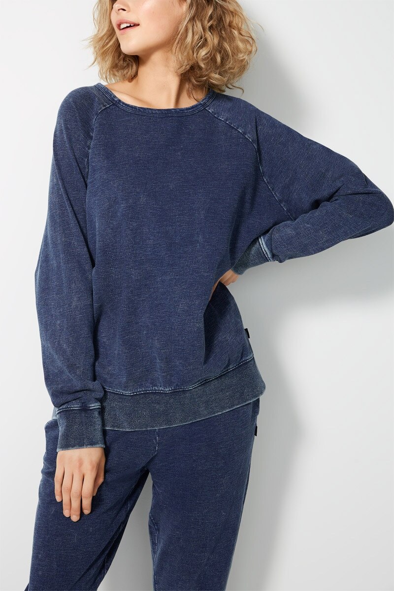 denim pullover women's