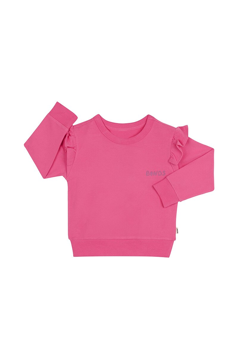 【美品】BB FRILL JUMPER LONG Frill Shoulder Puff Sleeve Knit Jumper | Target Australia