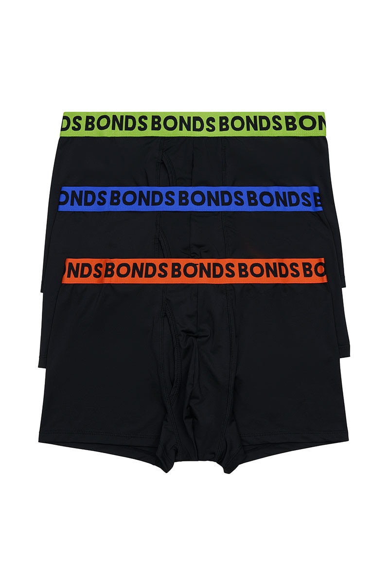 Bonds Everyday Microfibre Trunk 3 Pack Mens Underwear MWKL3A