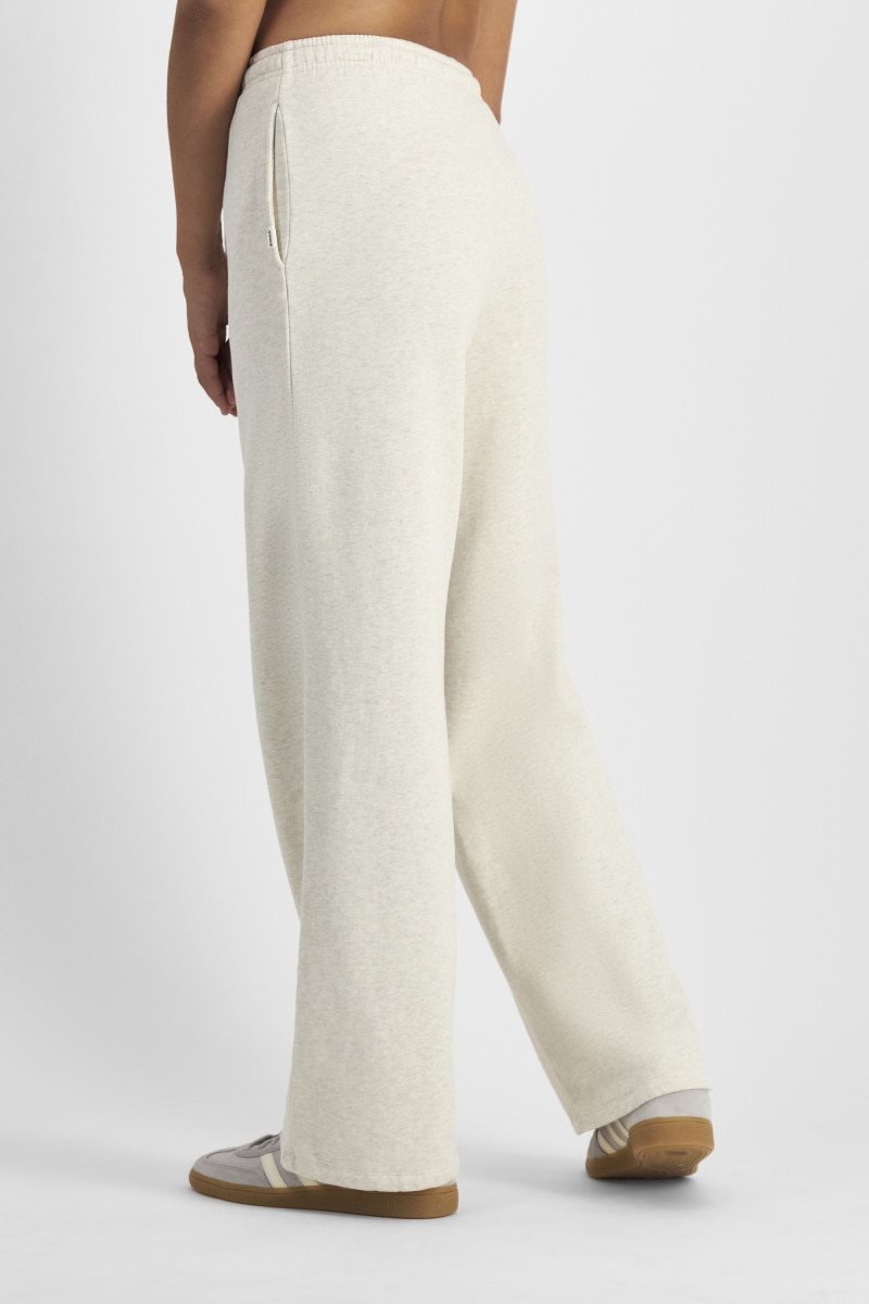 【BAON】[unisex] Picho banding string fleece wide track PT Bonds Sweats Cotton Fleece Straight Leg Trackie | Womens