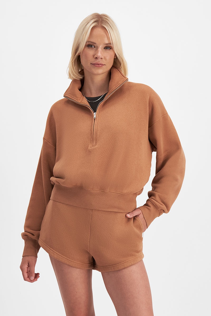 Bonds Sweats Relaxed Half Zip Pullover Womens Pullover CQMTI