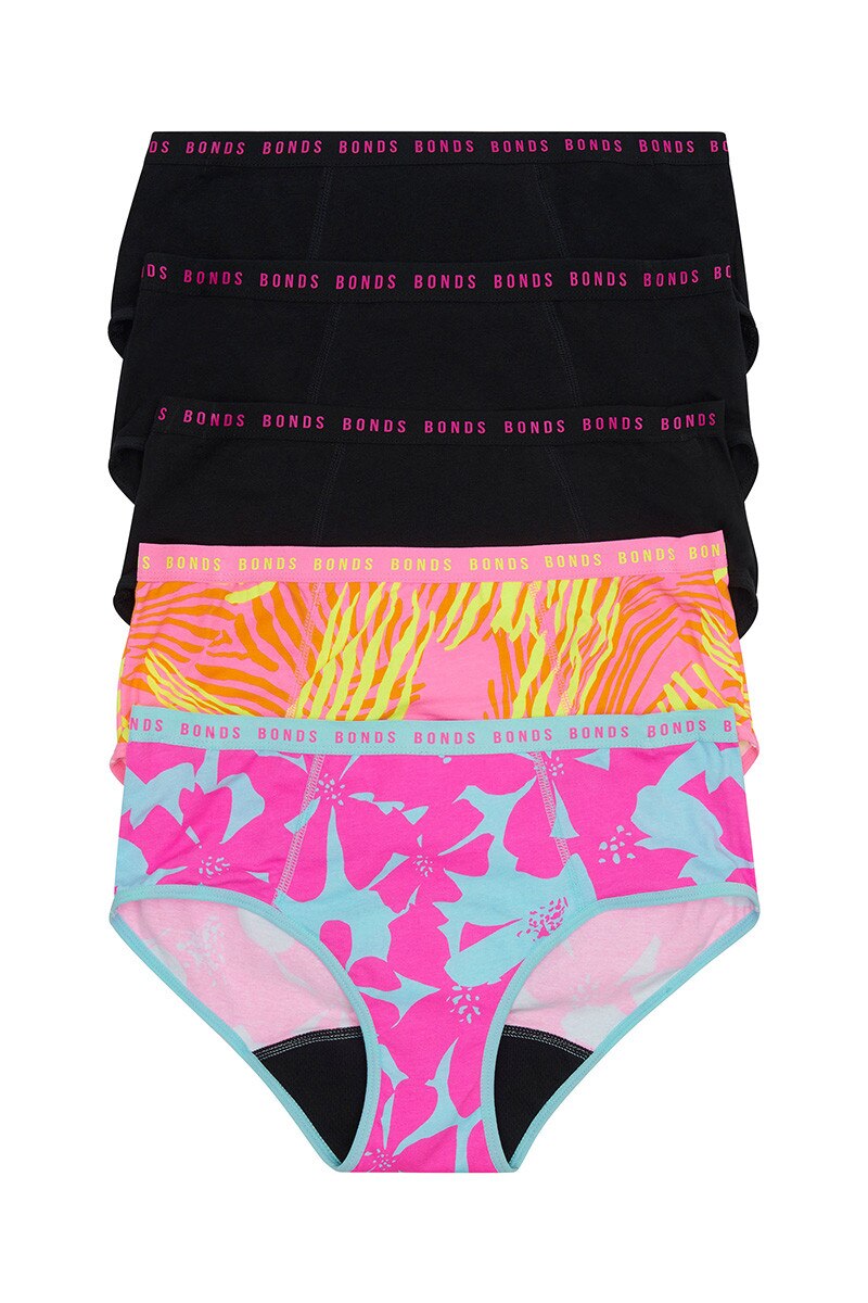 Bloody Comfy Period Boyleg Light 5 Pack