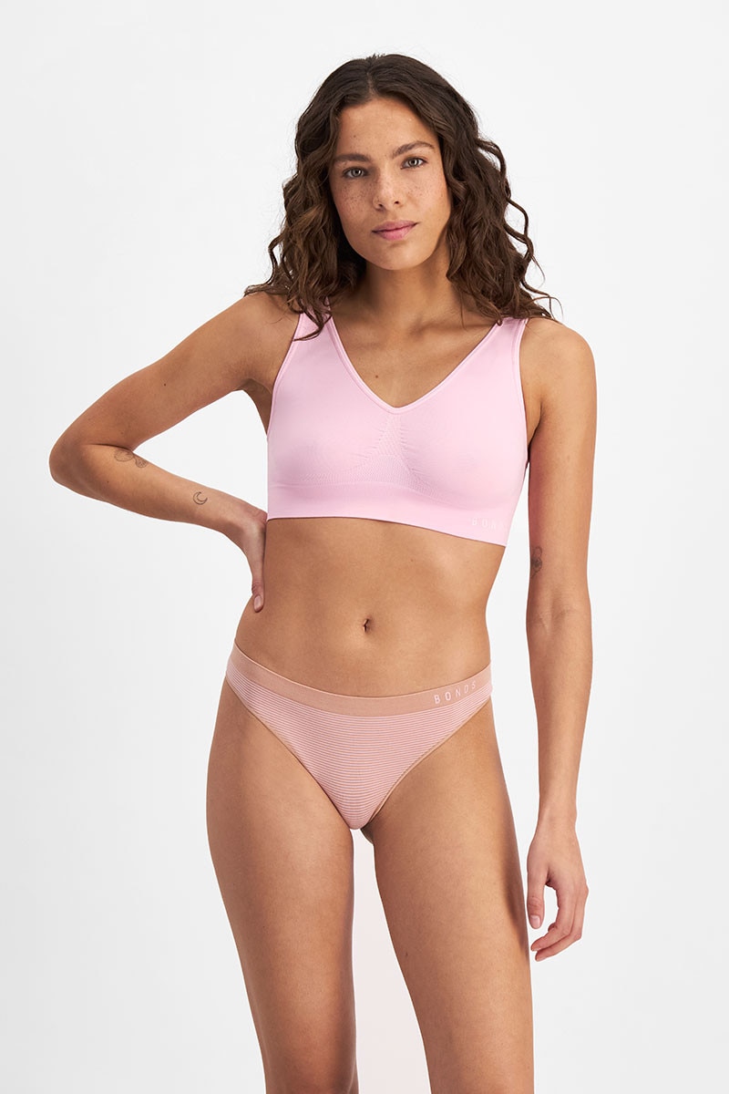 Bonds Womens Seamfree Wireless Wire Free Grey Comfy Sports Bra - Foto 10