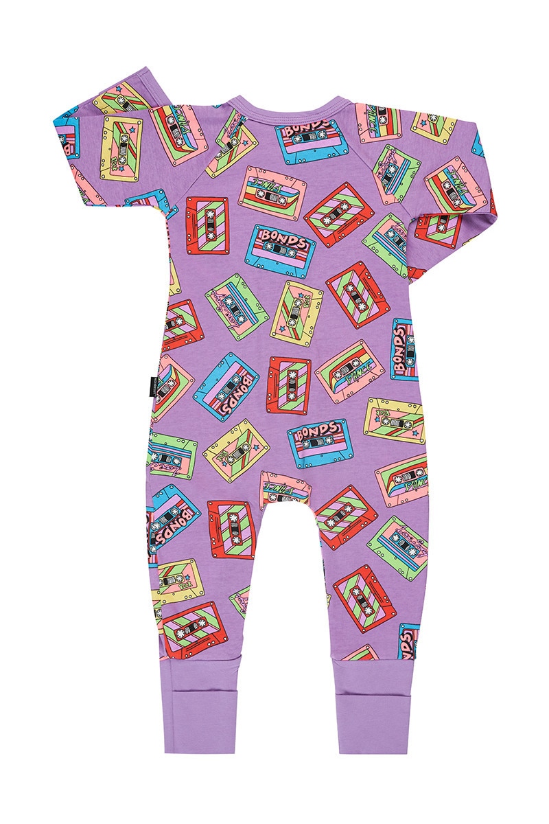 BONDS Zip Wondersuit | BZBVA | Bonds Mix Tape Purple