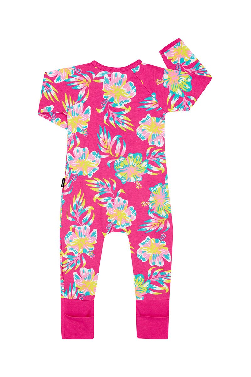 BONDS Zip Wondersuit | BZBVA | Summer High Biscus Pink Zing