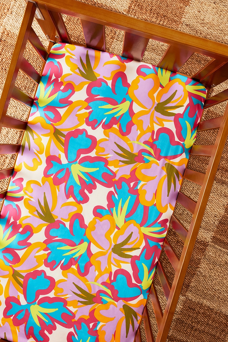 BONDS Aussie Cotton Cot Sheet ZYERA Floral Burst