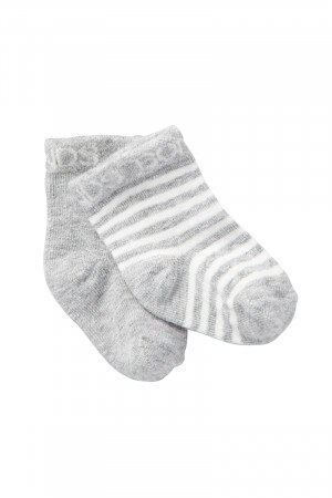 Bonds Baby Toddler Infant 2 Pack Classic Crew Socks sizes 1 2 Colour White 
