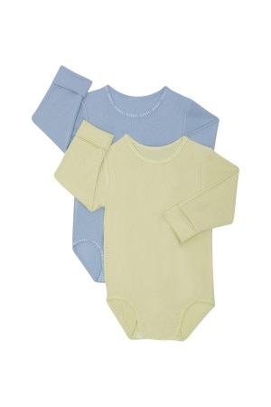 Wondergrow Long Sleeve Bodysuit 2 Pack