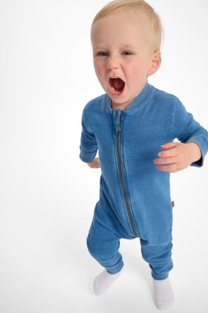 Denim Washed Zippy
