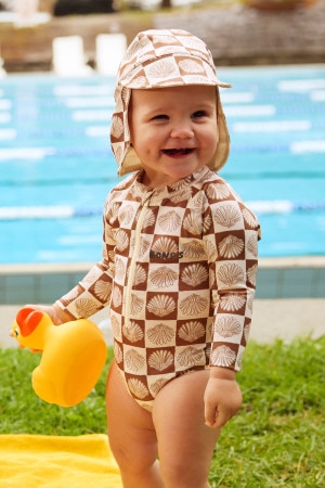 Baby Swim Long Sleeve One Piece
