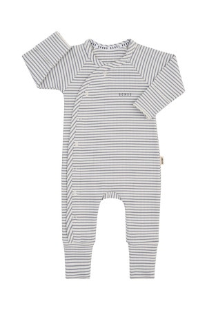 Wide Needle Rib Coverall