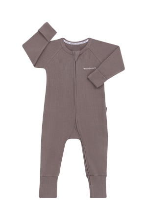 Wide Needle Rib Zippy