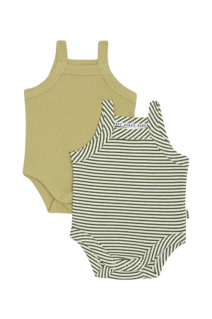 Newbies Rib Singlet Suit 2 Pack