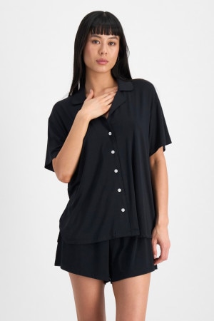 Nancy (She/Her) wears size S and is 170cm tall with 82cm chest and 64cm waist