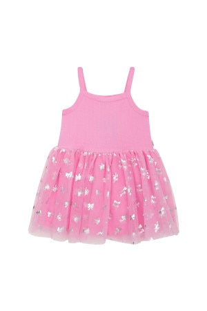 Girls Christmas Pointelle Tutu Dress