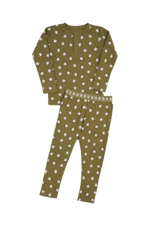 Kids Long Sleeve Waffle Sleep Set