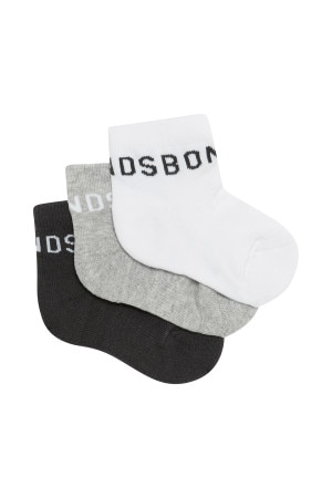 Baby Active Quarter Crew Socks 3 Pack