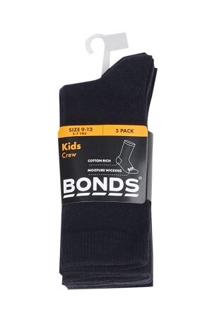 Kids Value Crew Socks 5 Pack